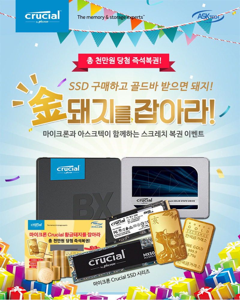 황금돼지복권 이미지
