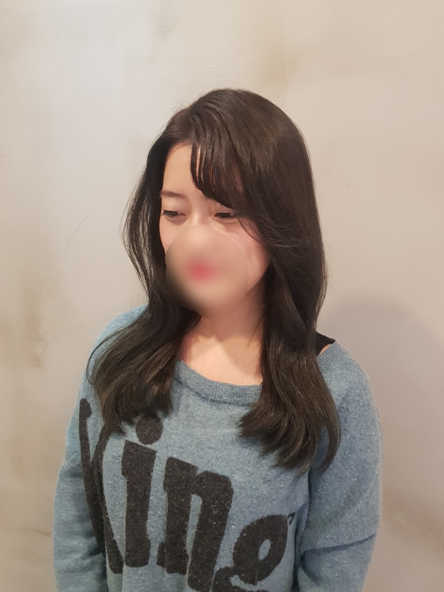 단홍헤어 이미지