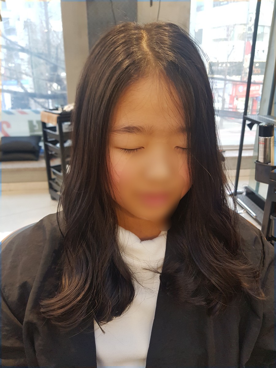 단홍헤어 이미지