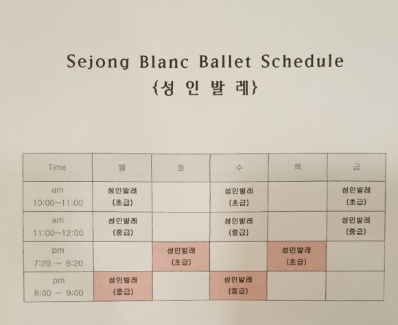 세종블랑무용학원 이미지