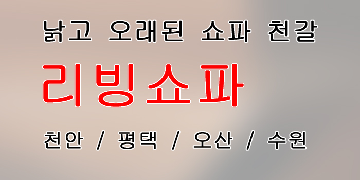 리빙쇼파천갈이 이미지