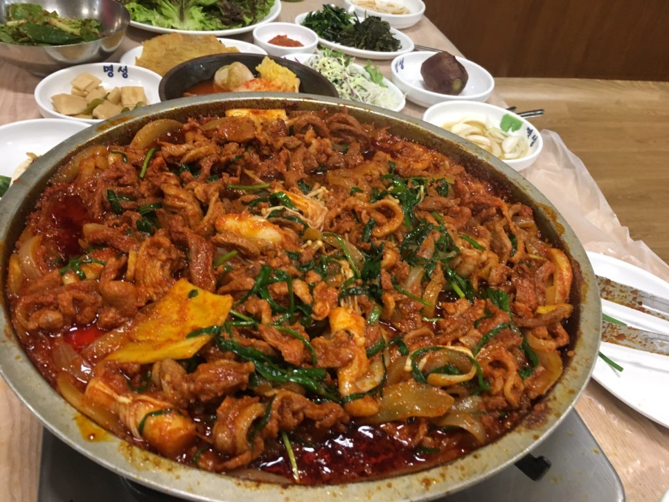 명성오리불고기 이미지