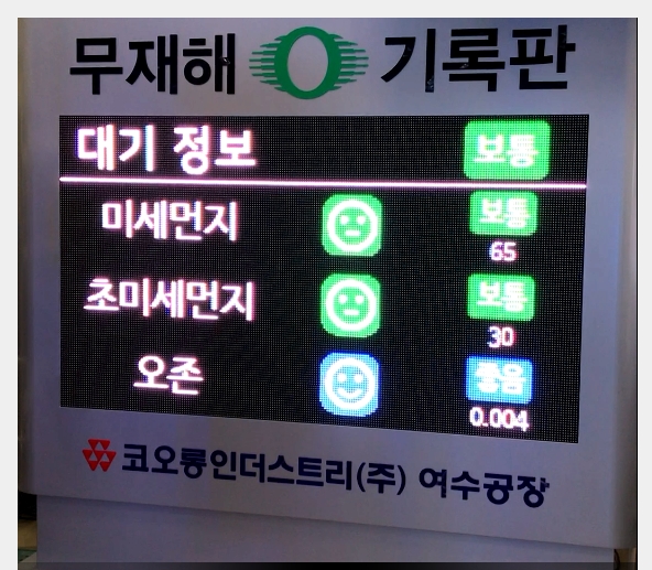 코오롱인더스트리(주) 여수공장 이미지
