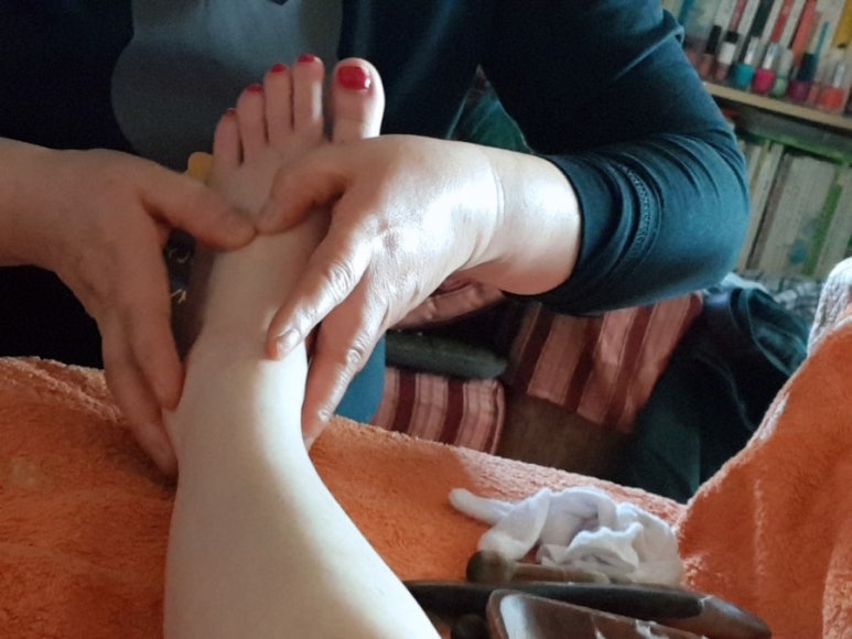 엄마손발마사지 이미지