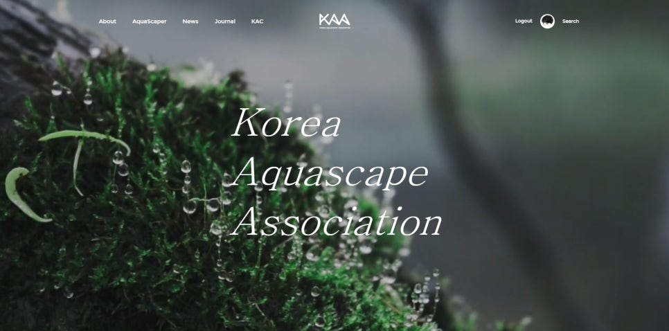 한국수경예술학회 이미지