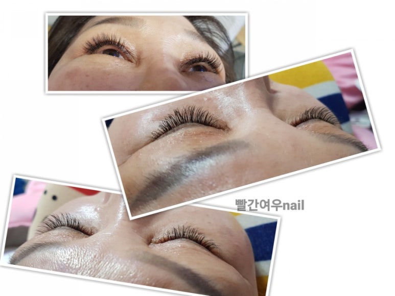 빨간여우속눈썹 이미지