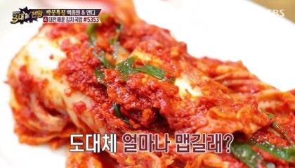 매운찬매운실비김치 이미지
