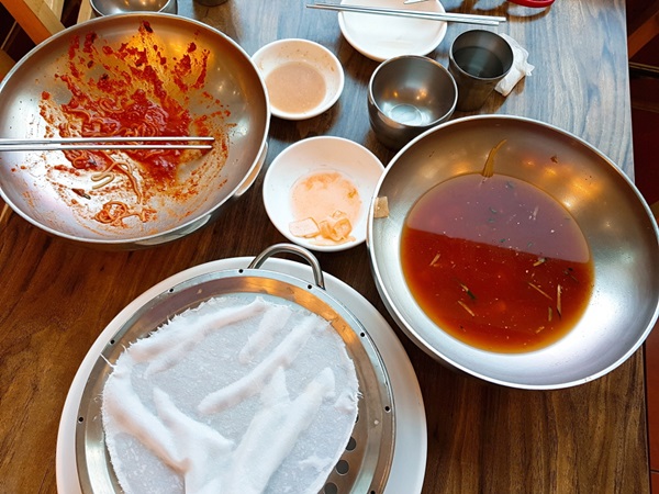 삼정밀면 이미지