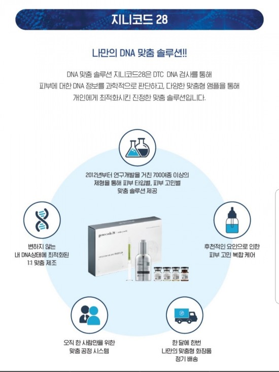 지니화장품 이미지