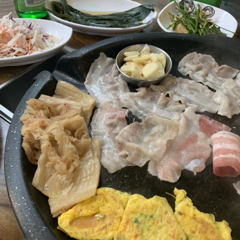슬라이스대패삼겹 이미지