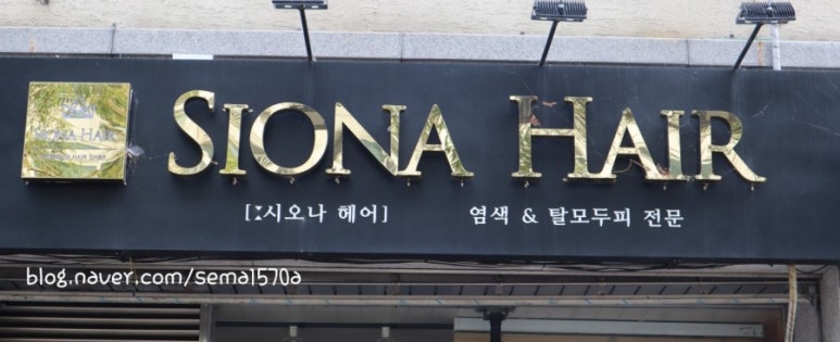 시오나헤어 이미지