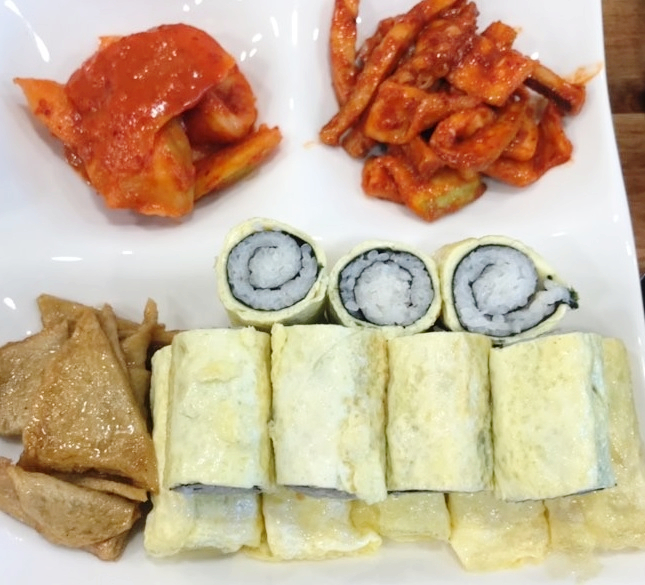 시장충무김밥 이미지