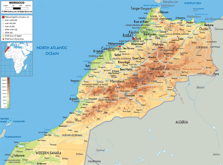 Unveiling Morocco: A Geographic Journey Across the World Map