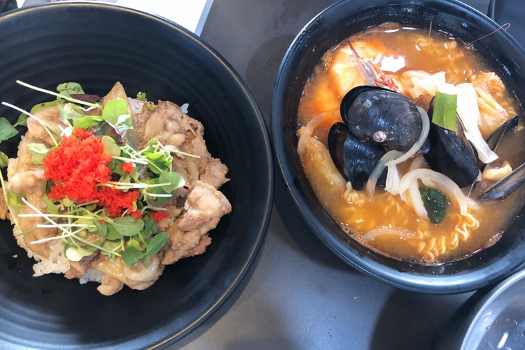 라면&아이스크림 이미지
