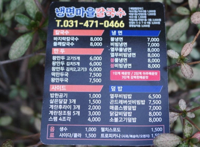 냉면마을칼국수 이미지