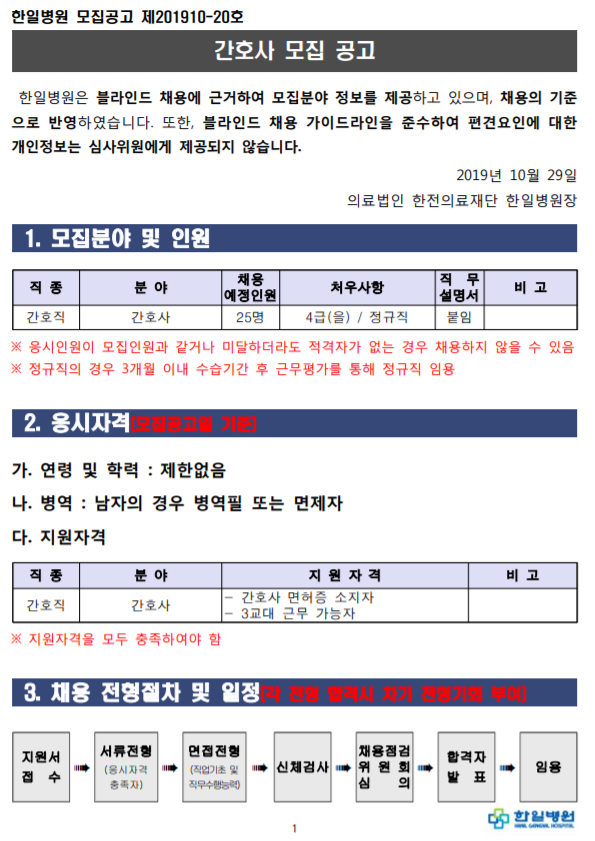 의료법인 한전의료재단 한일병원 이미지