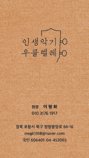 인생악기우쿨렐레 이미지