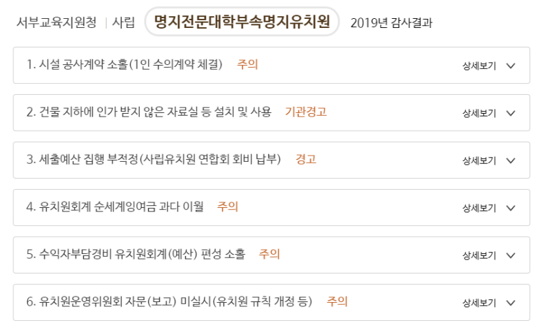명지전문대학부속명지유치원 이미지