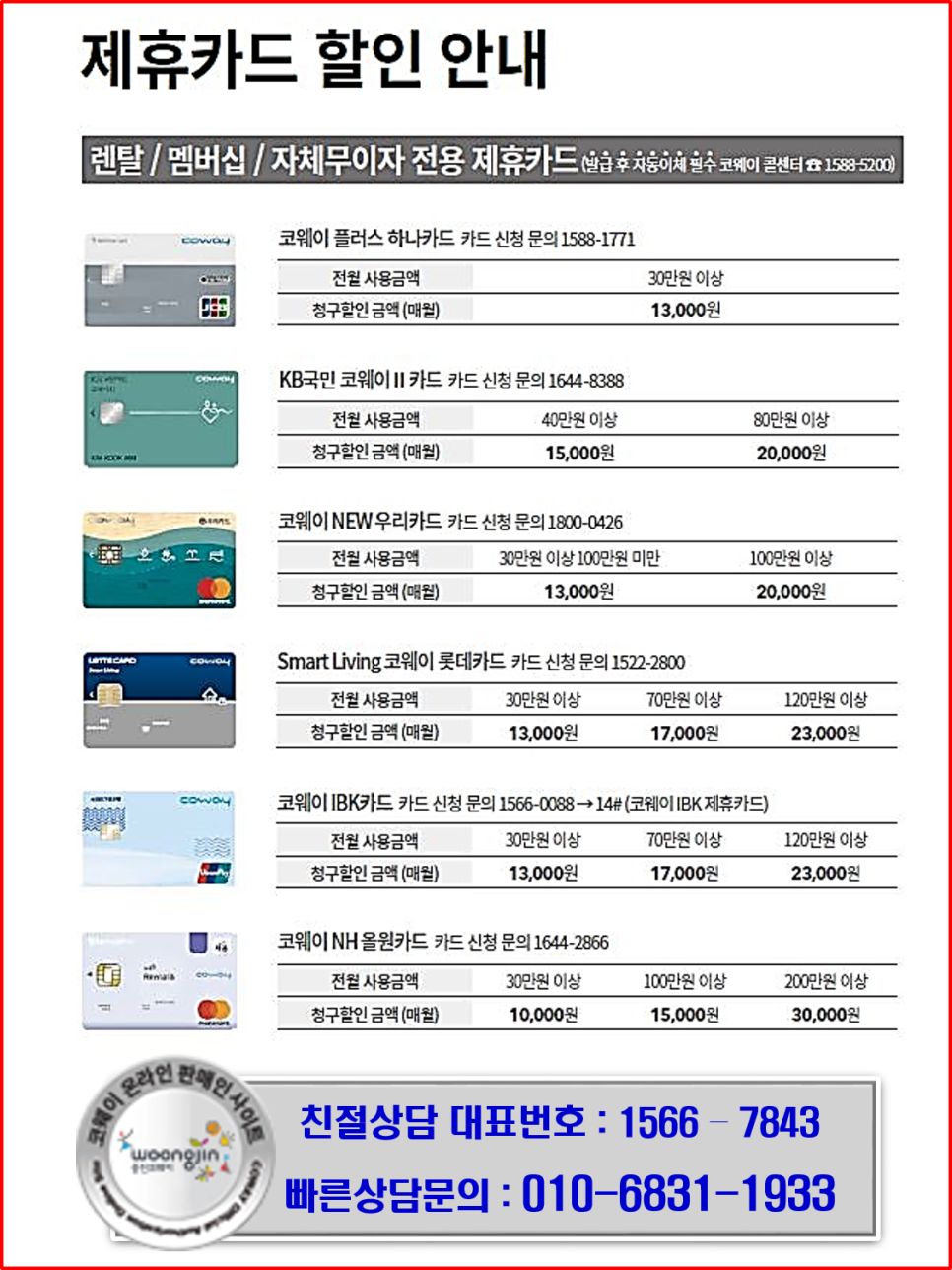 코웨이렌탈대구 이미지