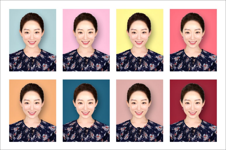 압구정동증명사진관 이미지