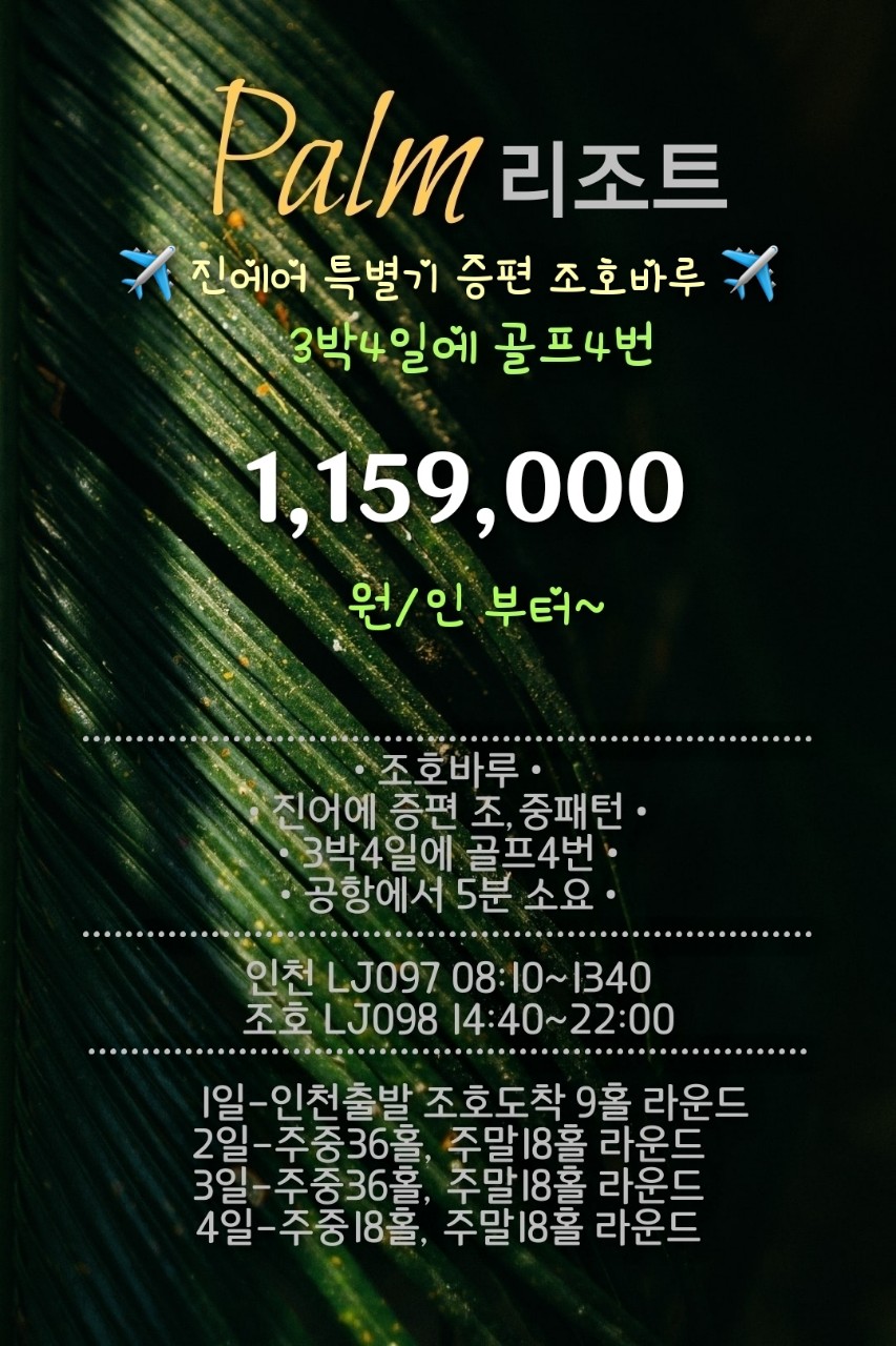 팜투어골프 이미지