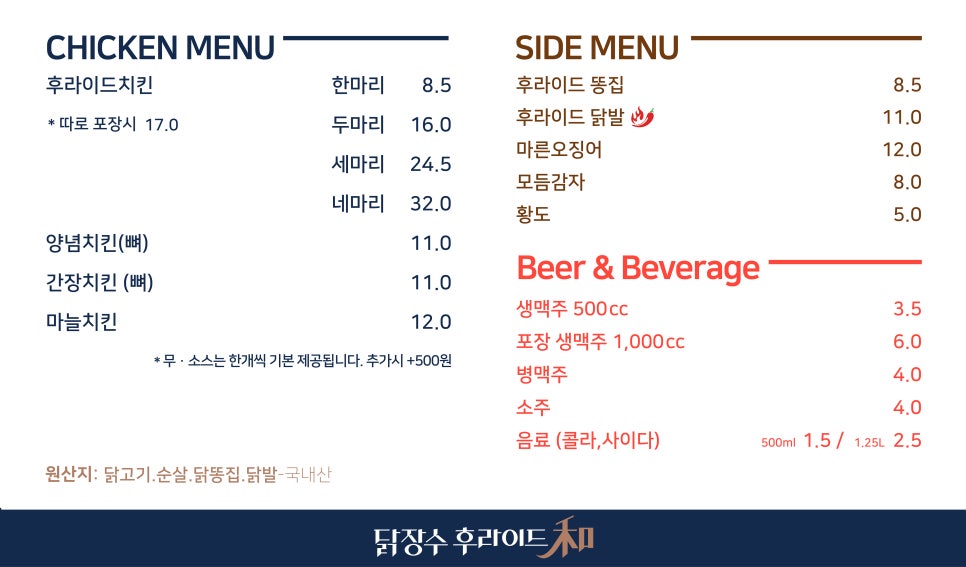 닭장수후라이드문예의전당점 이미지