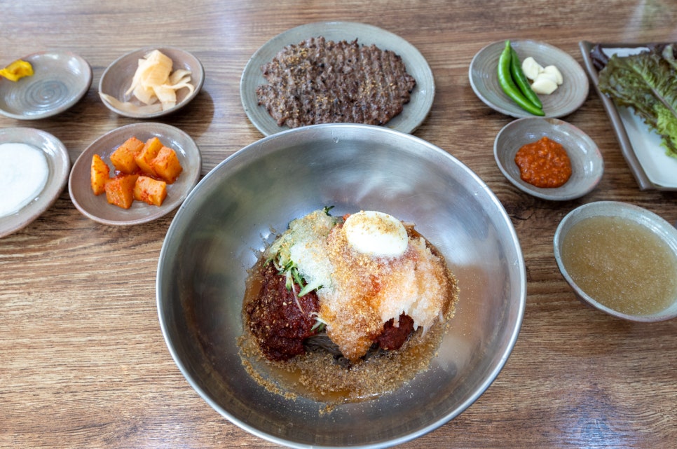 아라가야냉면;석쇠불고기 이미지
