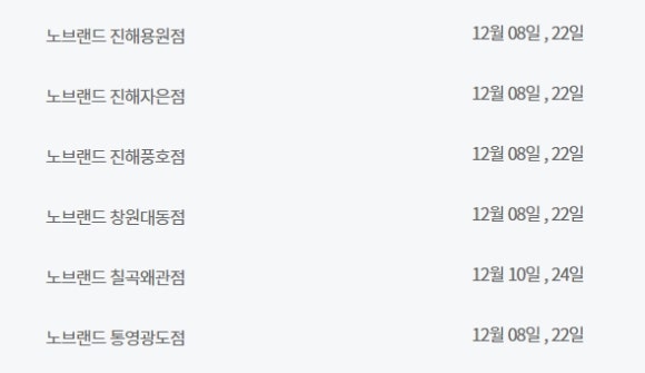 노브랜드예천호명점 이미지