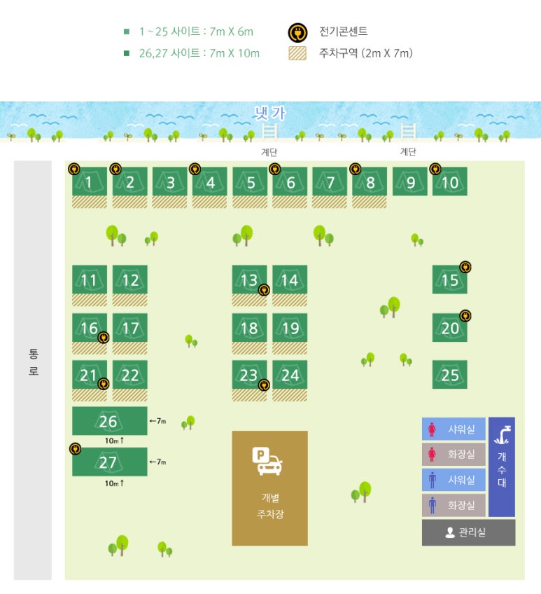 물안개오토캠핑장 이미지