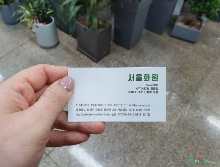 아름꽃화원 이미지