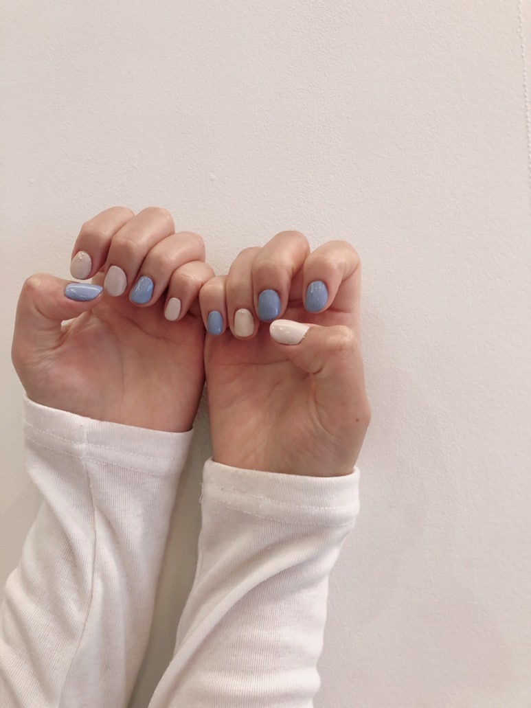 은바리 네일 이미지