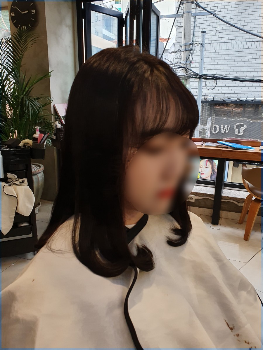 단홍헤어 이미지