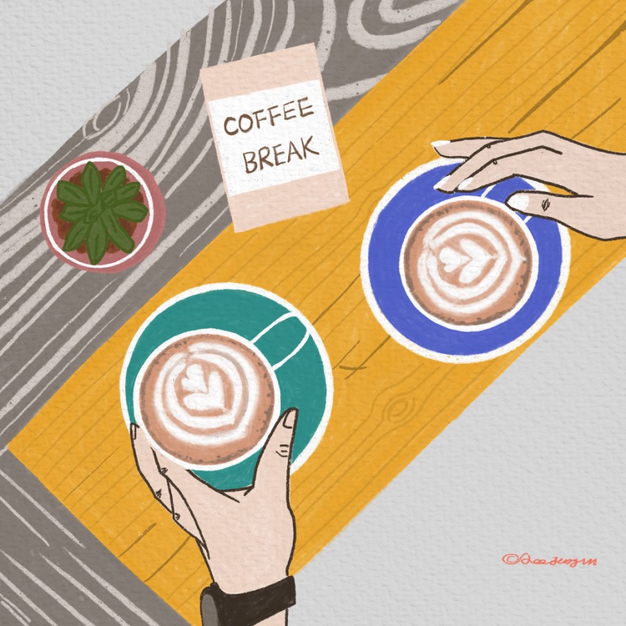 커피브레이크 이미지