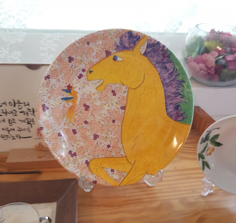 한지공예 몽화 이미지