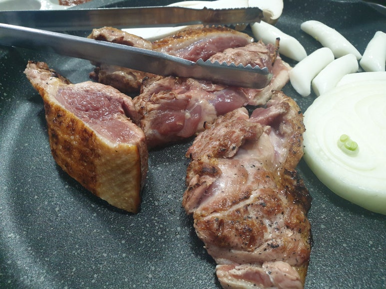 화산오리직화구이 이미지