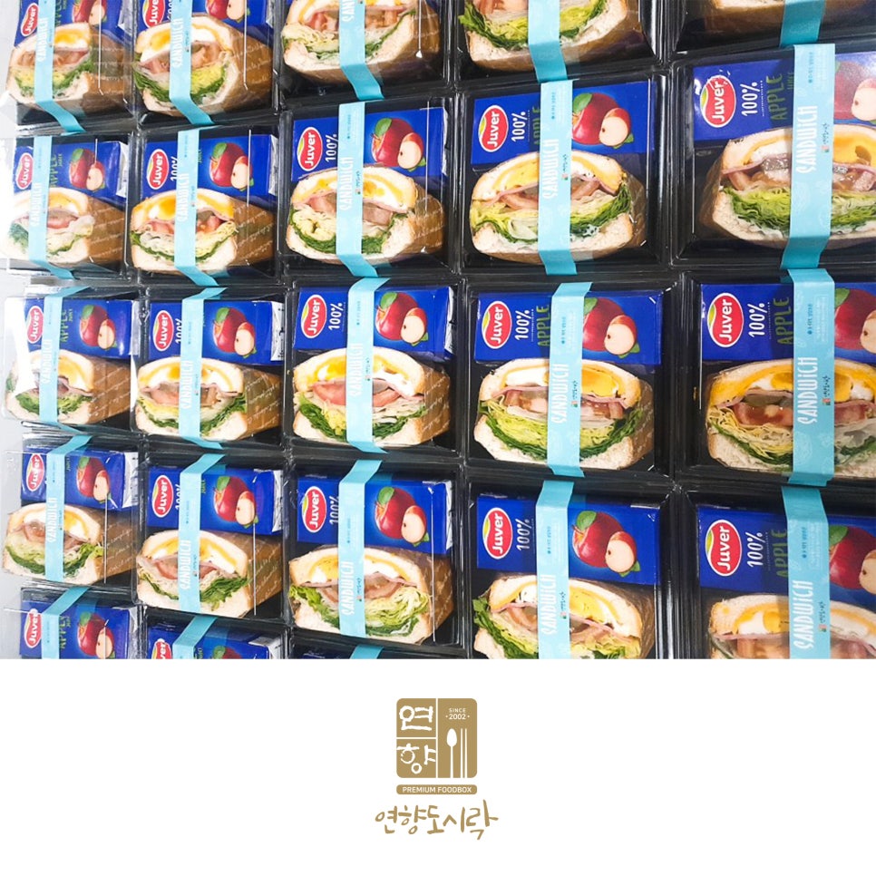 초록샌드위치도시락 이미지