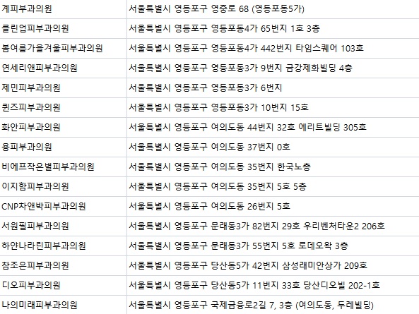 서울참피부과의원 이미지