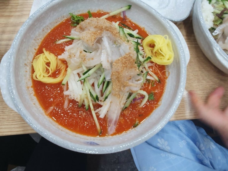 오대감참가자미물회 이미지