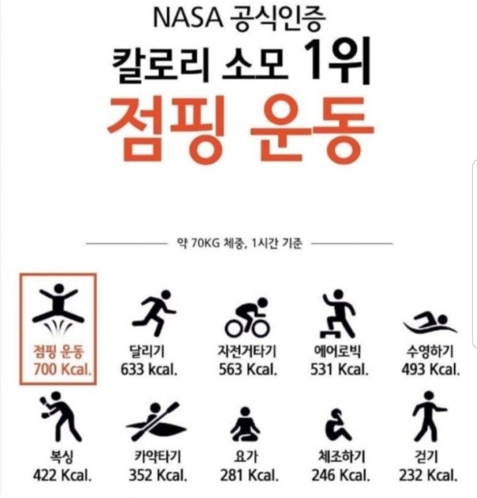 자연 속 점핑다이어트 이미지