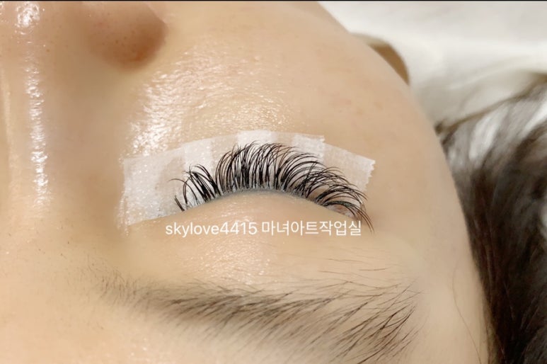마녀속눈썹&네일 이미지