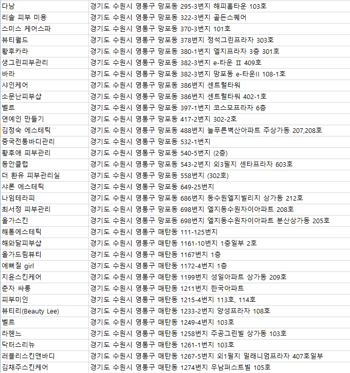 올가스킨앤헤어 이미지