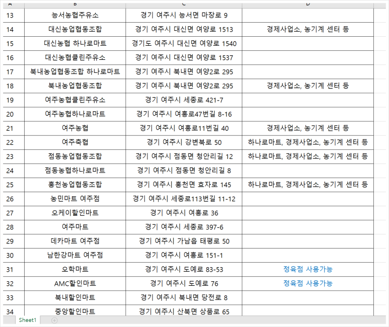 오학정육점 이미지