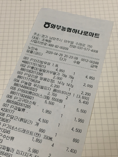 와부농업협동조합하나로마트 이미지