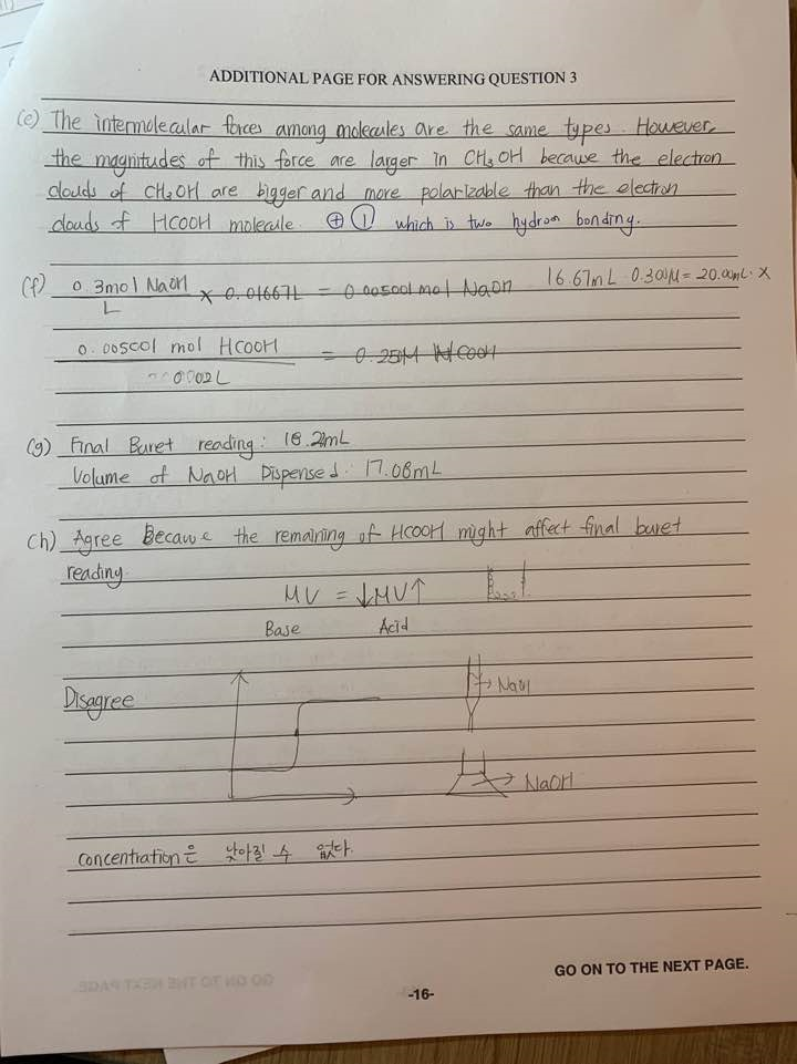 AP 화학(chem) 수업이 끝이 나고 새로운 IB chem 와 SAT chem 수업의 출발. + 2020 apchem answer(답)채드윅, 민사고, NCLS, 미국, 중국 국제학교 관련 이미지 1
