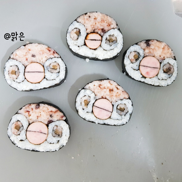 도식락김밥 이미지