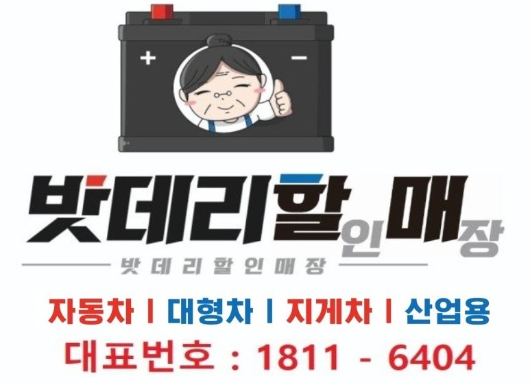 자동차밧데리전문할인매장 이미지