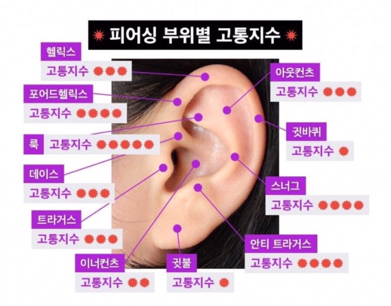 핑크피어싱 이미지