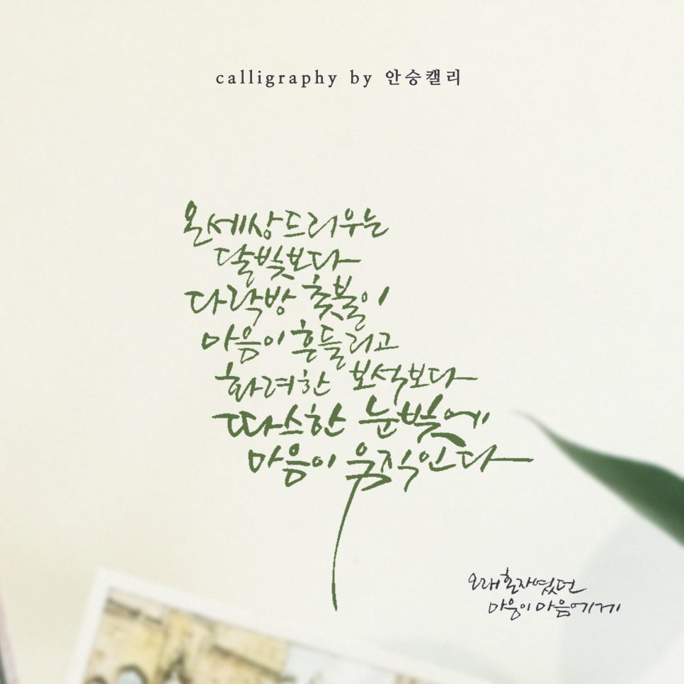 안승캘리 이미지