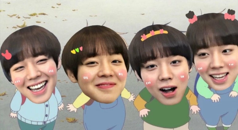 바가지머리 이미지