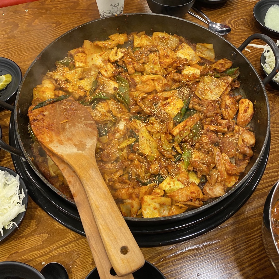 유가네닭갈비용인 이미지